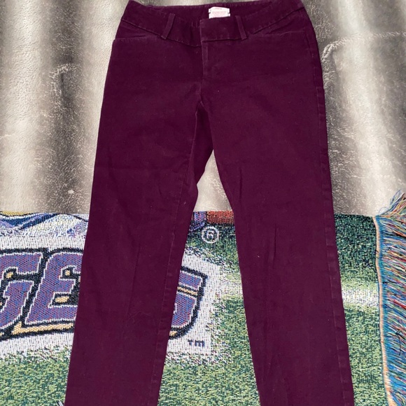 Maroon Dress capris - Picture 2 of 2